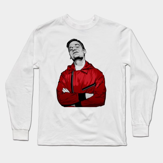 Money Heist Palermo Long Sleeve T-Shirt by Paul Draw